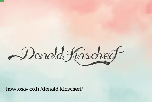 Donald Kinscherf