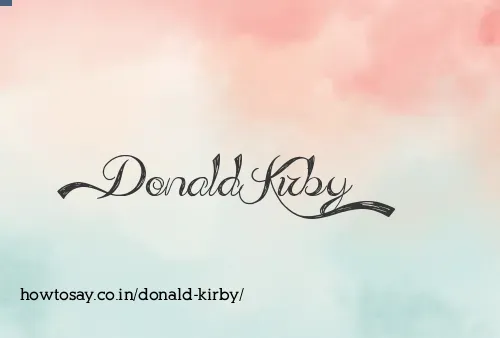 Donald Kirby