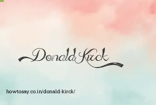 Donald Kirck