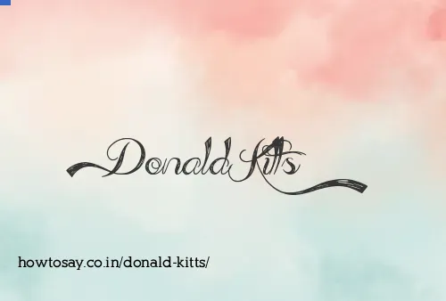 Donald Kitts