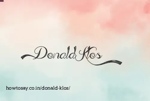 Donald Klos