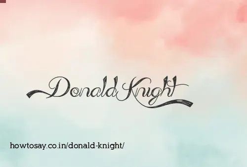 Donald Knight