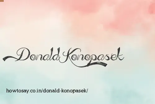 Donald Konopasek
