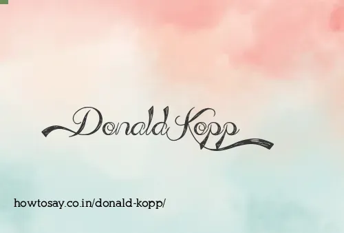 Donald Kopp