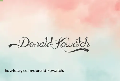Donald Kowatch