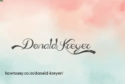 Donald Kreyer