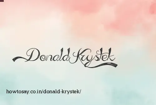 Donald Krystek