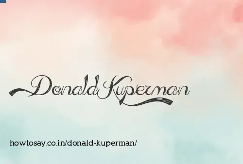 Donald Kuperman