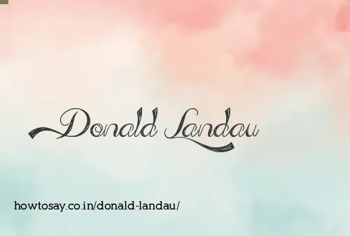 Donald Landau