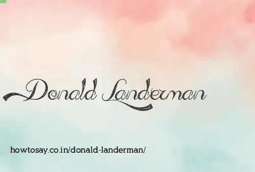 Donald Landerman
