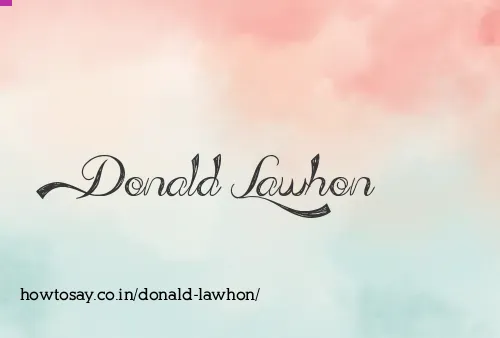 Donald Lawhon