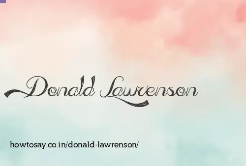 Donald Lawrenson
