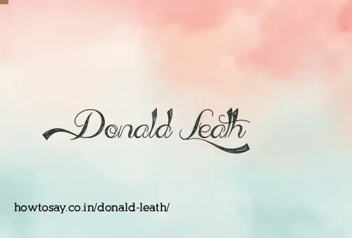 Donald Leath