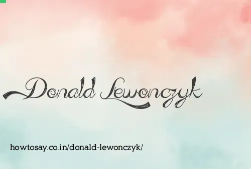 Donald Lewonczyk