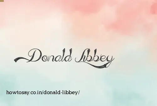 Donald Libbey