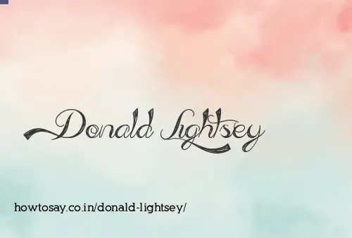 Donald Lightsey