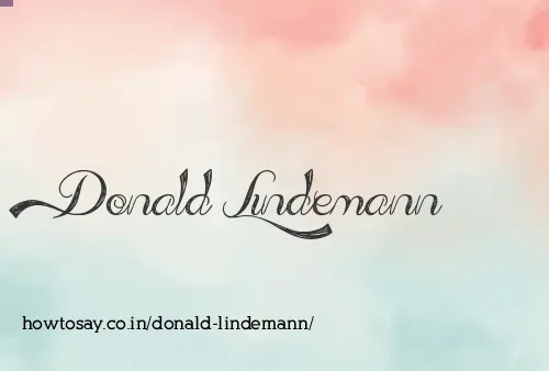 Donald Lindemann