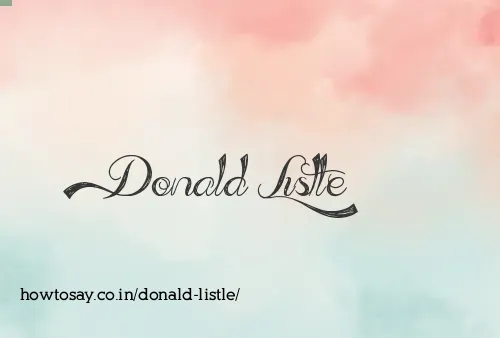 Donald Listle