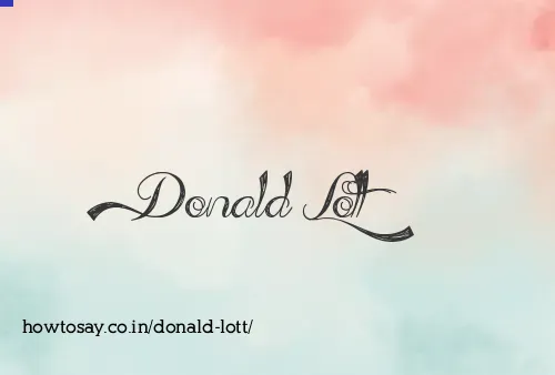 Donald Lott