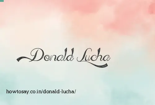 Donald Lucha