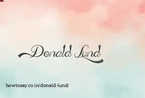 Donald Lund