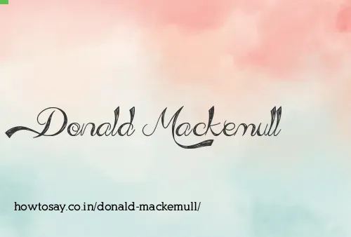 Donald Mackemull