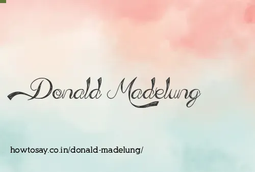 Donald Madelung