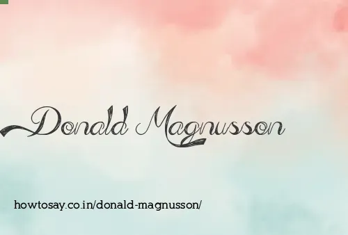 Donald Magnusson