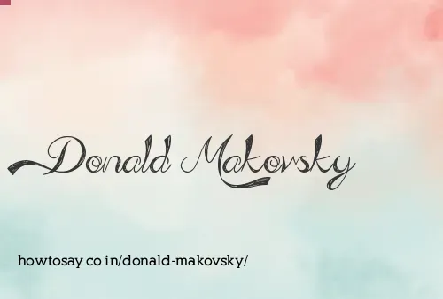 Donald Makovsky