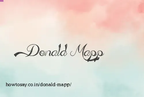 Donald Mapp