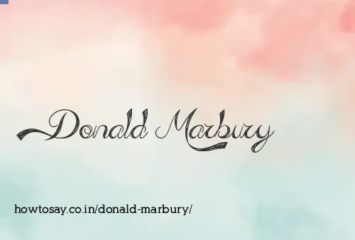 Donald Marbury