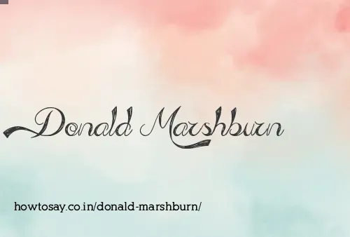Donald Marshburn