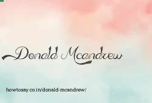 Donald Mcandrew