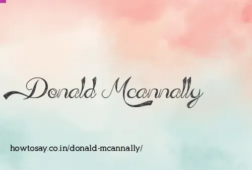 Donald Mcannally