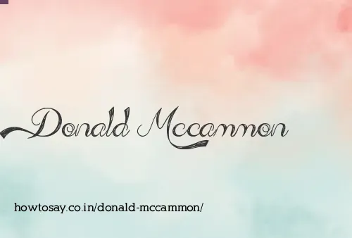 Donald Mccammon
