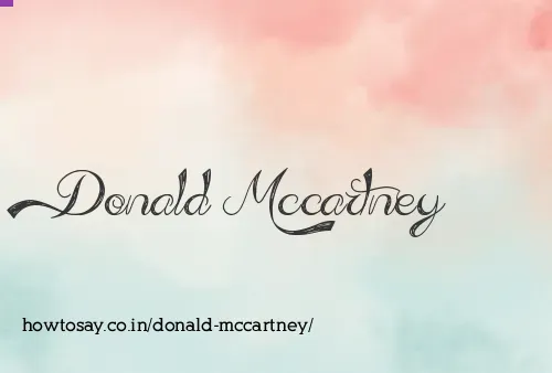 Donald Mccartney