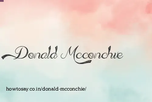 Donald Mcconchie