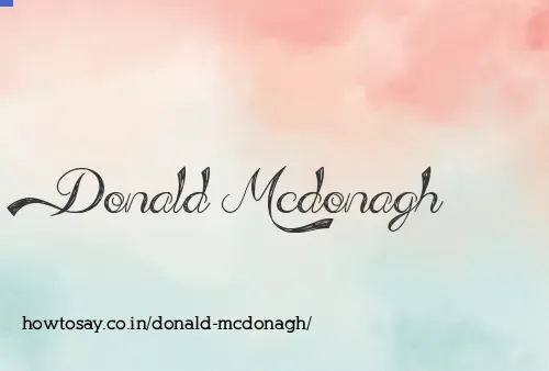 Donald Mcdonagh