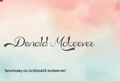 Donald Mckeever