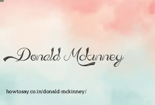 Donald Mckinney
