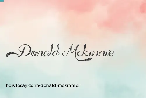 Donald Mckinnie