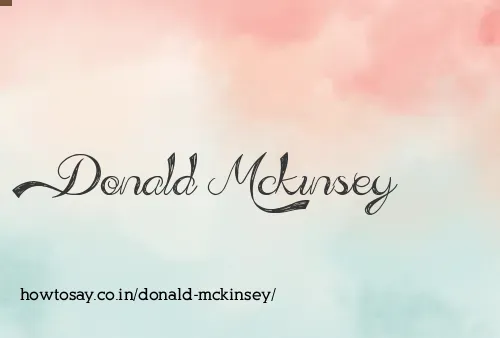 Donald Mckinsey