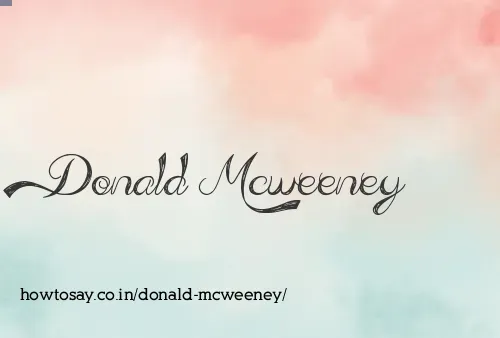 Donald Mcweeney