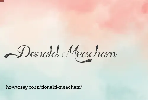Donald Meacham