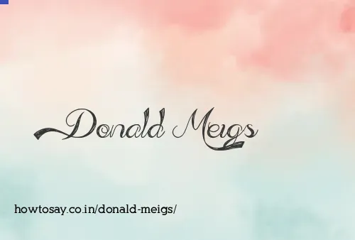 Donald Meigs