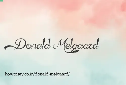 Donald Melgaard