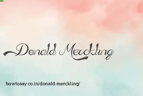 Donald Merckling