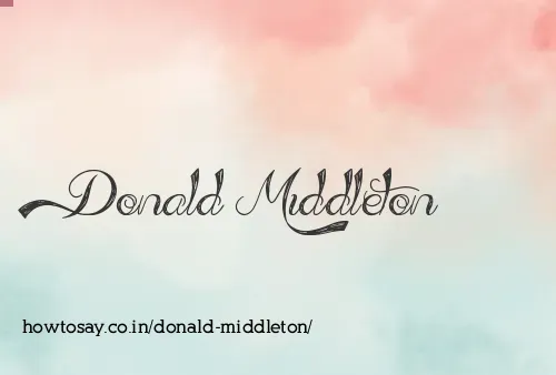 Donald Middleton