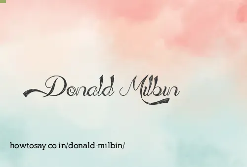 Donald Milbin