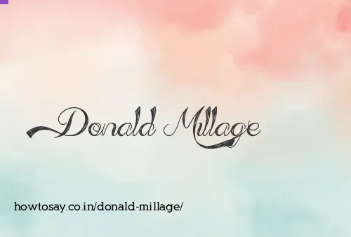 Donald Millage